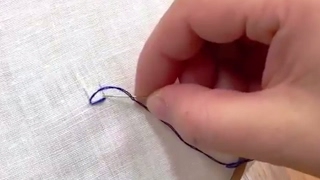 ぶきっちょでも簡単にできるイニシャル刺しゅう その1