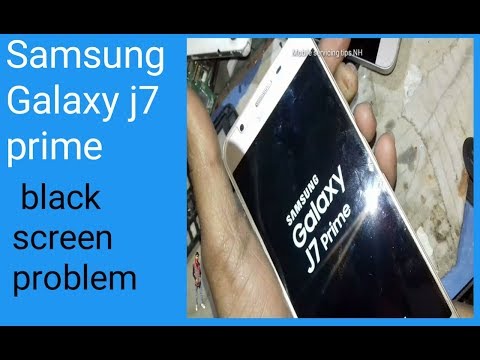 samsung galaxy j7 prime black screen problem solution