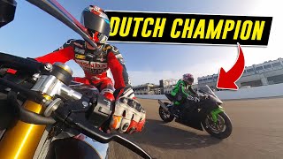 I raced against a SUPERBIKE CHAMPION!