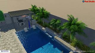 Ramsdell Backyard Design Concept by Jim Sherlock at Presidential Pools