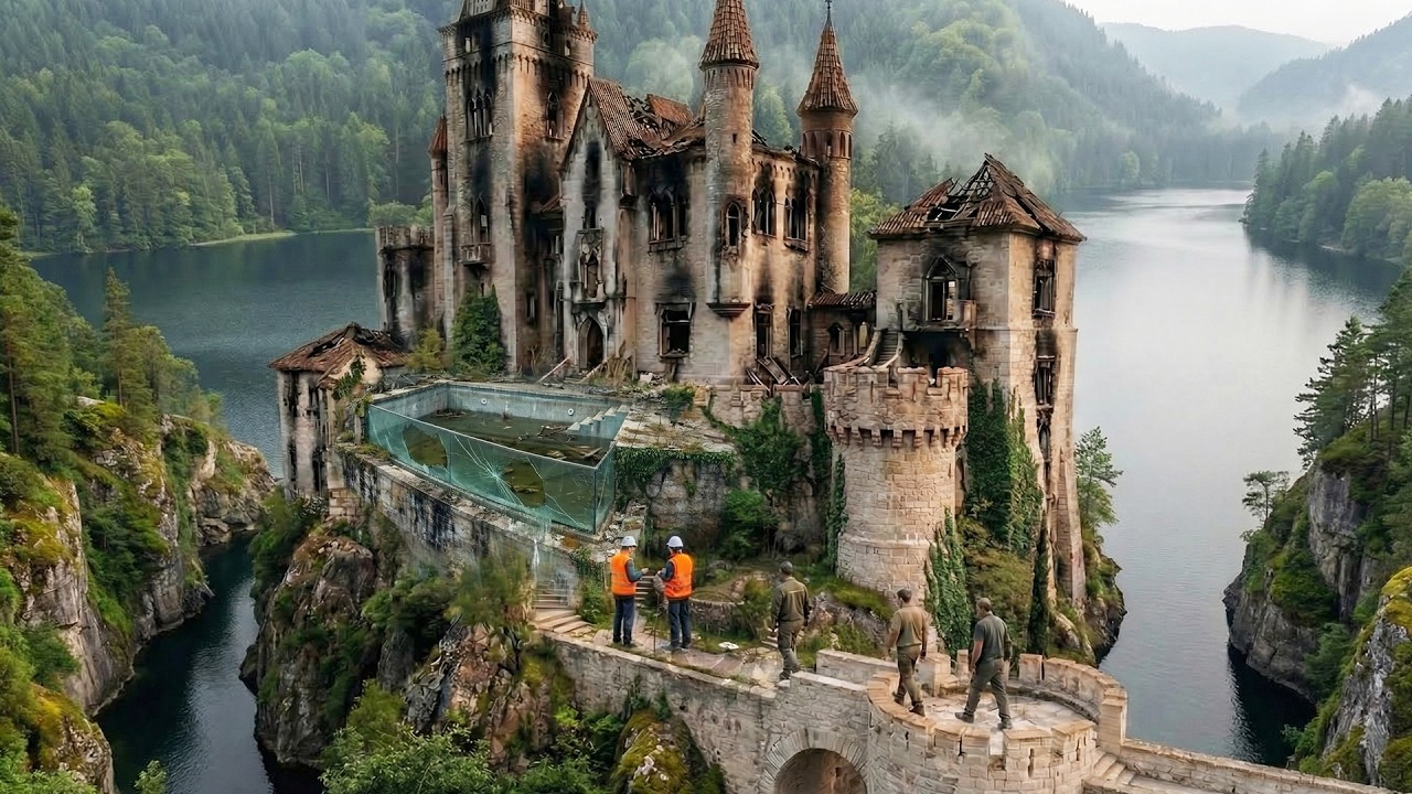 Stunning Interior Transformation of a 150 Year Old Abandoned Castle ...
