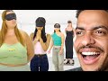 Blindfolded Women Guess Each Other&#39;s Weight