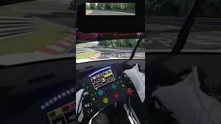Porsche 911 RSR Slicing through the mountain section of nürburgring nordschliefe
