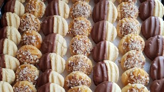 شكلين من عجينة واحدة حلويات العيد Eid Gebäck Kekse Plätzchen Cookies Patries