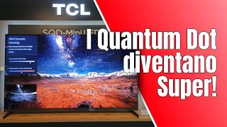 La nuova gamma di televisori TCL SQD-Mini LED arriva sul mercato, luminanza fino a 10.000 nit