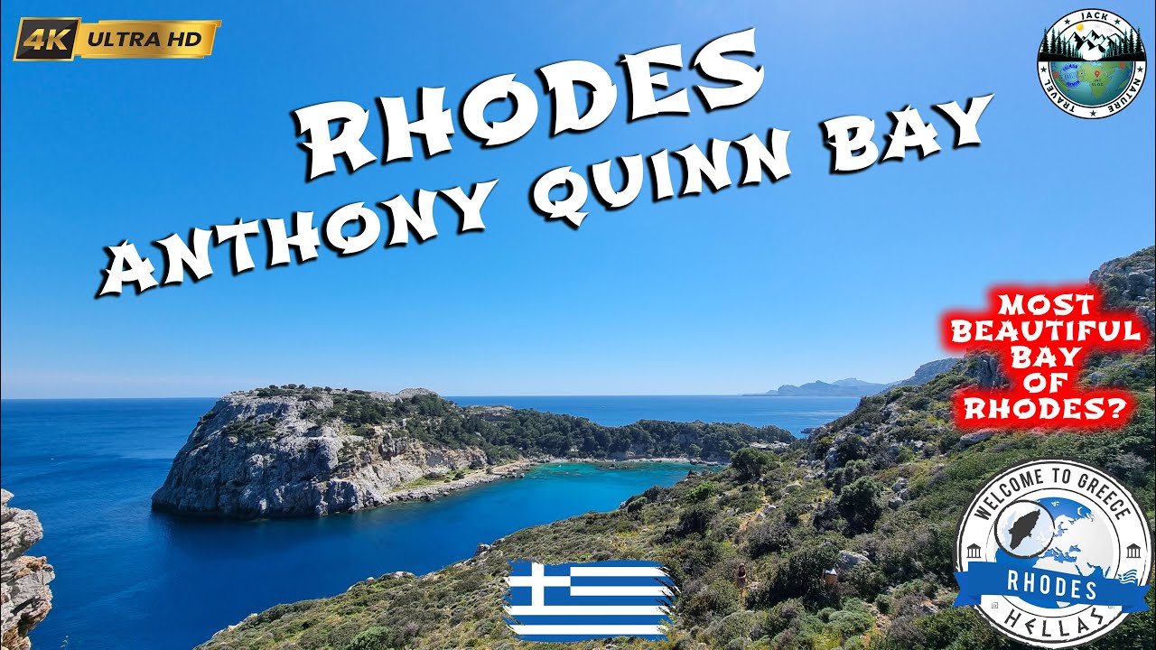 ANTHONY QUINN  BAY - Best snorkeling hotspot on Rhodes | Greece | 4K UHD