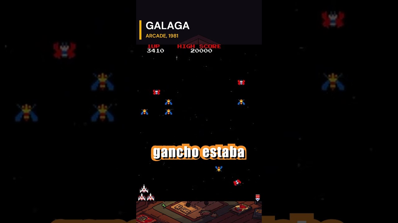 Galaga #retrogaming #Arcade #Nintendo #retrogames #videogames #retro #Videojuegos #Namco