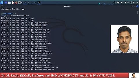 VULNERABILITY SCANNING USING NMAP – LEC 48