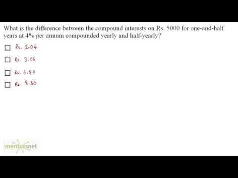 QT 161 Compound Interest Question Set 1 Low