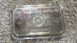 Part 4 of the 1 oz silver bar collection dump. 