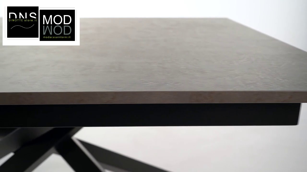 Presentazione tavolo PULSE gambe incrociate allungabile Modacasainterni