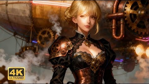 Futures of the Past: Mechanical Hearts Beat in 19th-Century Steampunk Sci-Fi  [AI Music Video]