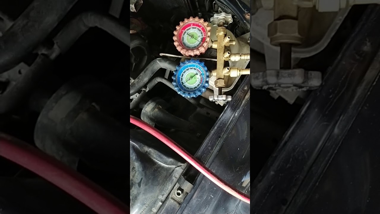How to charge freon 134a YouTube