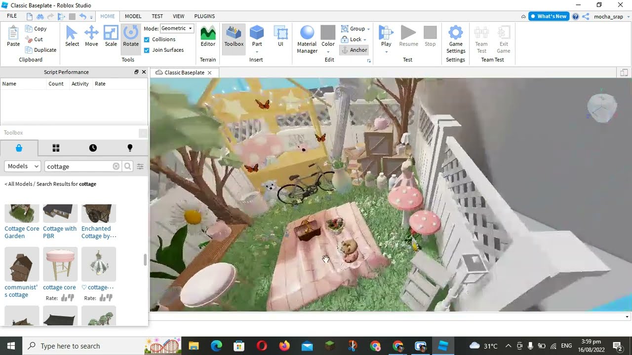 FIRST TIME BUILDING HELLO KITTY SANRIO INSPIRED OBBY IN ROBLOX STUDIO - MY MELODY AND KUROMI DESIGN