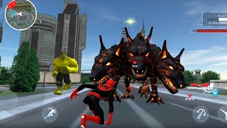 Spider Hero, Hulk Hero, Venom Spider Vs Monster Villains | Monster Gangster City Superheroes Rescue screenshot 5