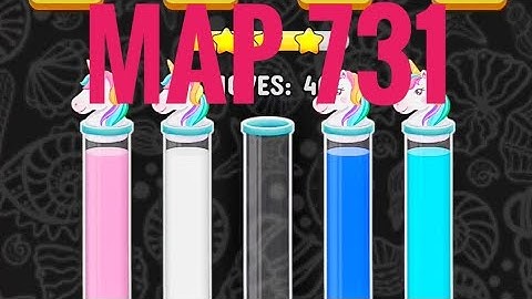 color water sort 3D level 731