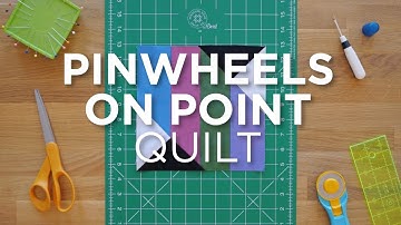 Quilt Snips Mini Tutorial - Pinwheels on Point