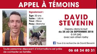 Appel À Témoins David Stevenin Disparu À Urt Pays-Basque