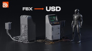 From FBX to USD - Batch Convert 3D models in Houdini