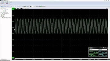 R2R network on arduino with digtital scope (sine wave)