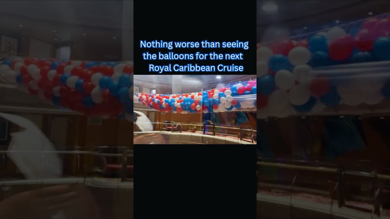 The Moment You Know Your Royal Caribbean Cruise Is Over #rhapsodyoftheseas