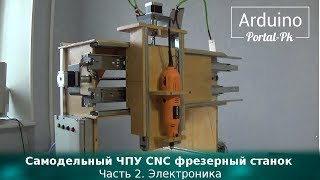 Самодельный ЧПУ CNC фрезерный станок  Часть 2  Электроника
