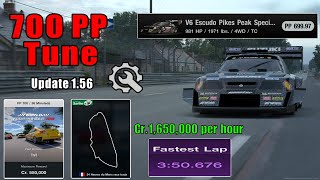 GT7|Escudo Pikes Peak Special '98|Le Mans 700pp Build|1.56