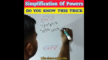 Simplifying Powers | Indices And Surds #shorts #indices#trending #algebra #shortsfeed