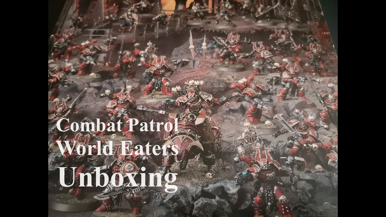 Combat Patrol World Eaters Unboxing - Warhammer 40,000 Games