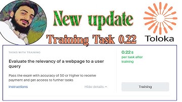 Evaluate the relevancy of a webpage to a user query 0.22 | new training task | new update task