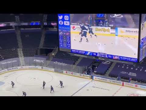 Lightning warming up