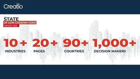 The State of No-Code 2021 | Creatio