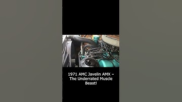 #shorts ! 1971 AMC Javelin AMX – The Underrated Muscle Beast!