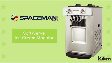 Spaceman 2-Flavor 12.7-qt. Countertop Soft Serve Ice Cream Machine (6235-C)