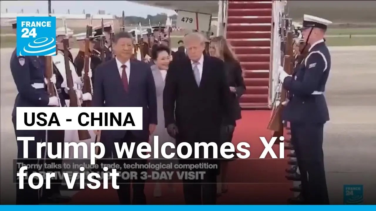 Trump welcomes China's Xi to Washington • FRANCE 24 English