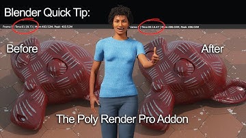 Blender Quick Tip: The Poly Render Pro Addon