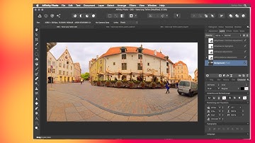 Processing a 360 panorama image with Affinity Photo in conjunction with Pano2VR