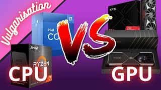 La difference entre les CPU et les GPU
