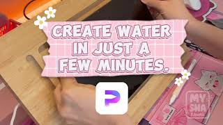 🌊 HiPaint Tutorial: Quick KAWAII WATER Effect