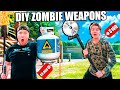 DIY Zombie Apocalypse Weapons (Budget Challenge)