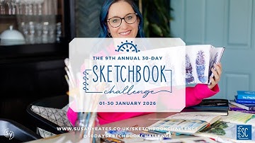 Join me for the 30-Day Sketchbook Challenge 2026