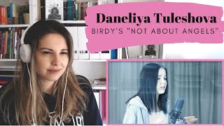 REACTING TO Daneliya Tuleshova Birdy&#39;s &quot;Not about angels&quot;