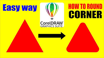 How to Round Triangle Shape Corner || Coreldraw Hindi ||