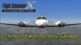 Mystery Mountain Range | Yukon C421 Flight (FSX Steam Edition)