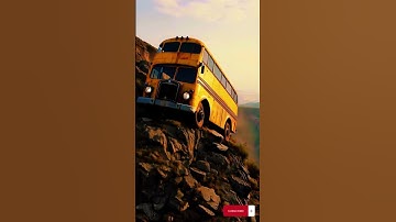 Would You Dare? 😱 | Scariest Cliff Bus Ride Ever! #shorts