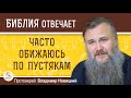 Часто ОБИЖАЮСЬ ПО ПУСТЯКАМ. Как от этого избавиться ?  Протоиерей Владимир Новицкий