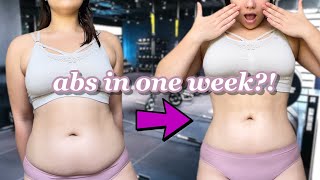 I tried Pamela Reif's ab workout and diet! (amazing results fast)