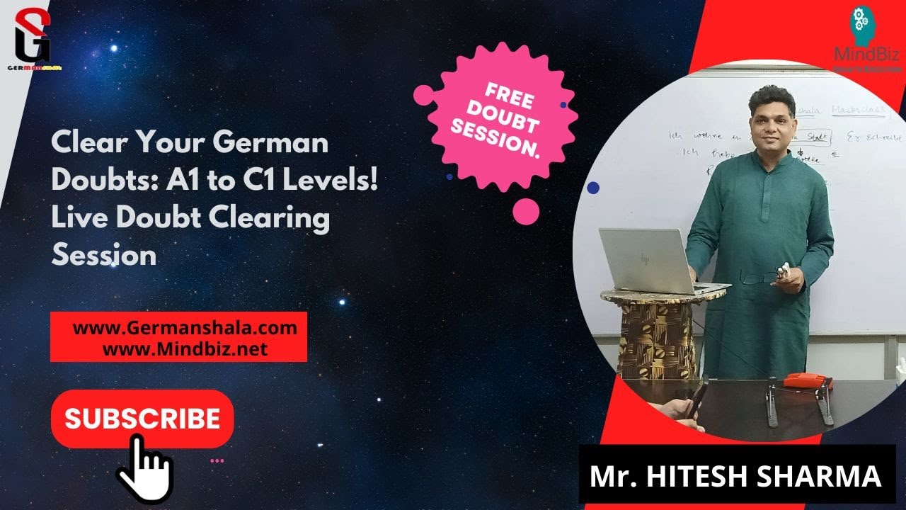 Tips for learning German language. Interactive Doubt Session! 