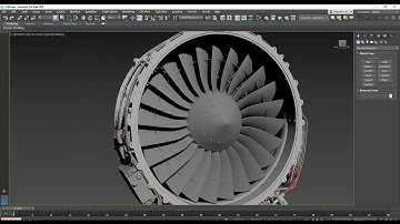 Aircraft Engine CAD model