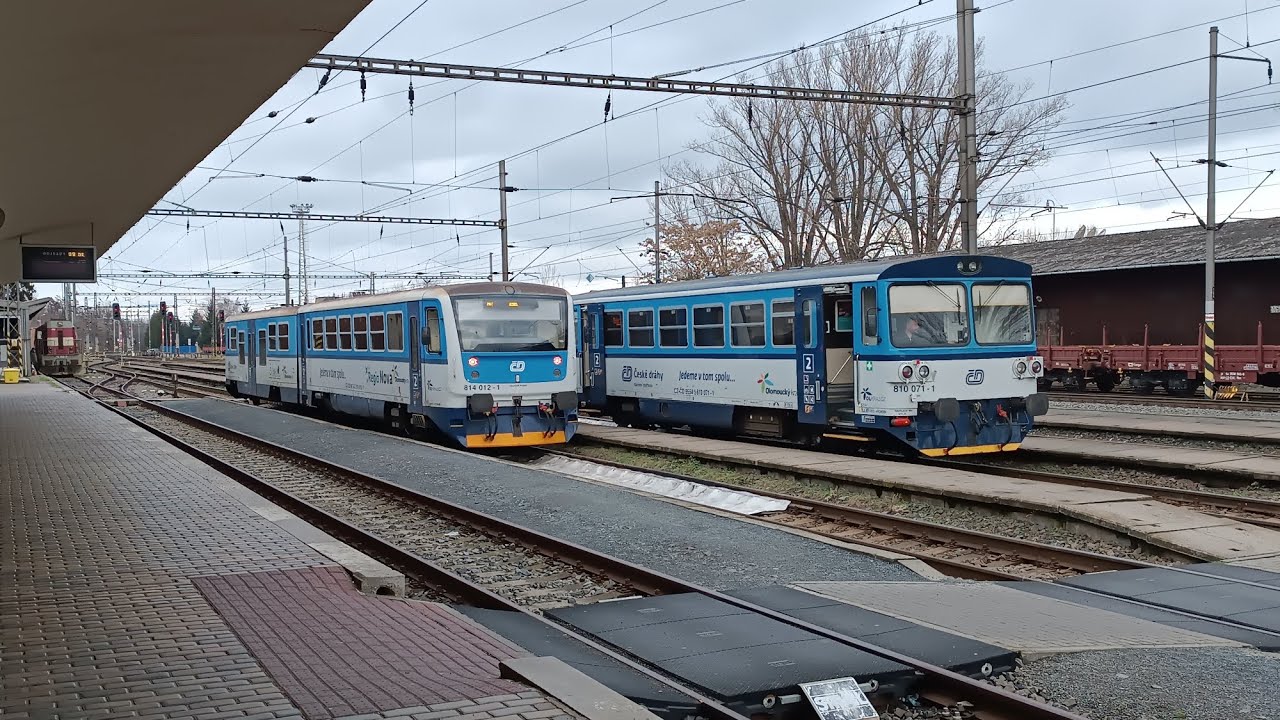 Vlaky: Prostějov hlavní nádraží 23.12.2024